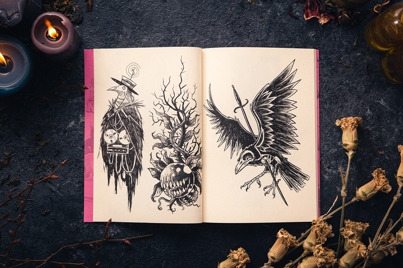 dark dotwork Drawing  ghost horror skeletons sketch skull tattoo tattoos