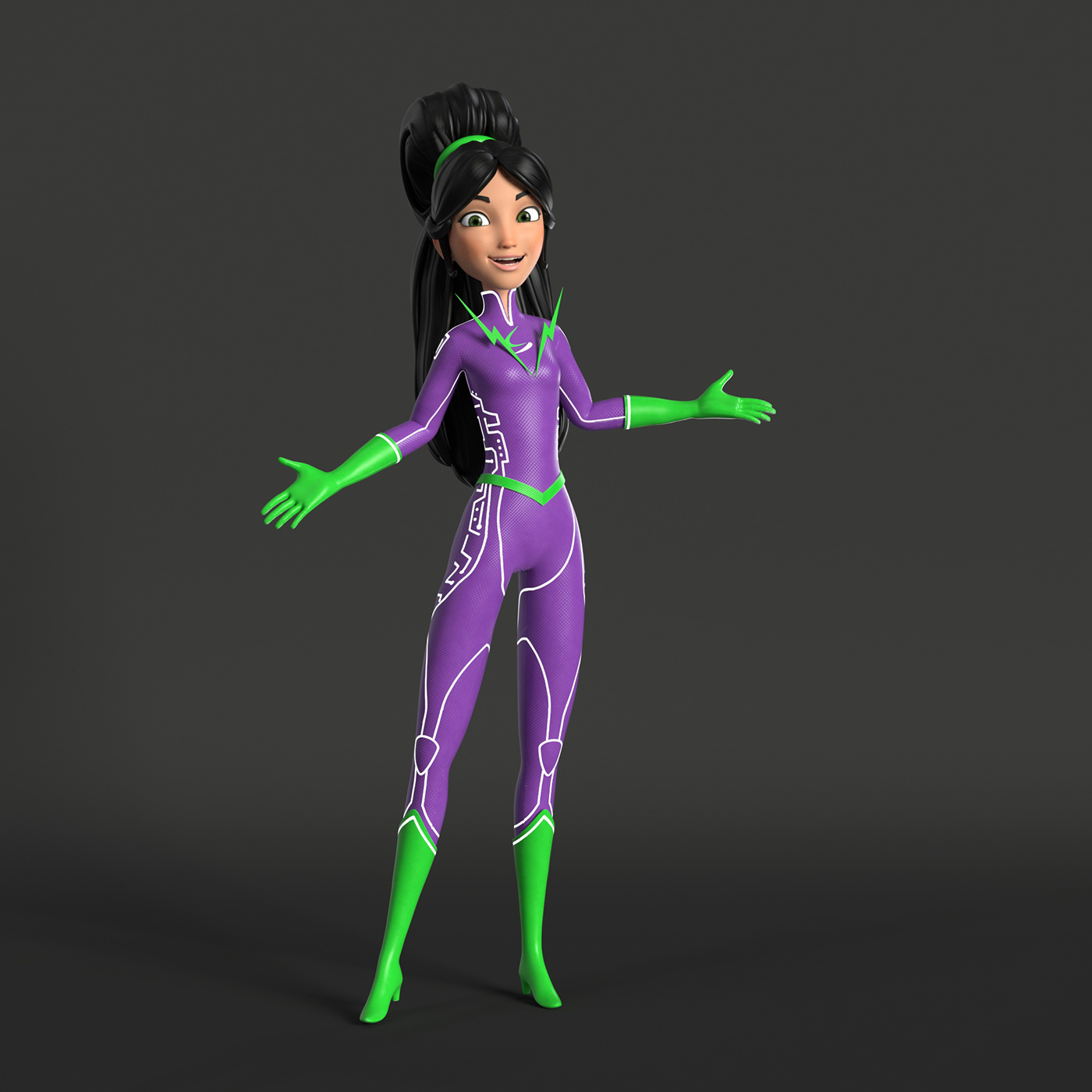 cartoon mascote 3D Character cute concept assistente virtual