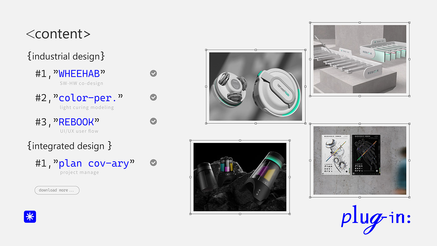 design visual identity Render modern keyshot 3d modeling video