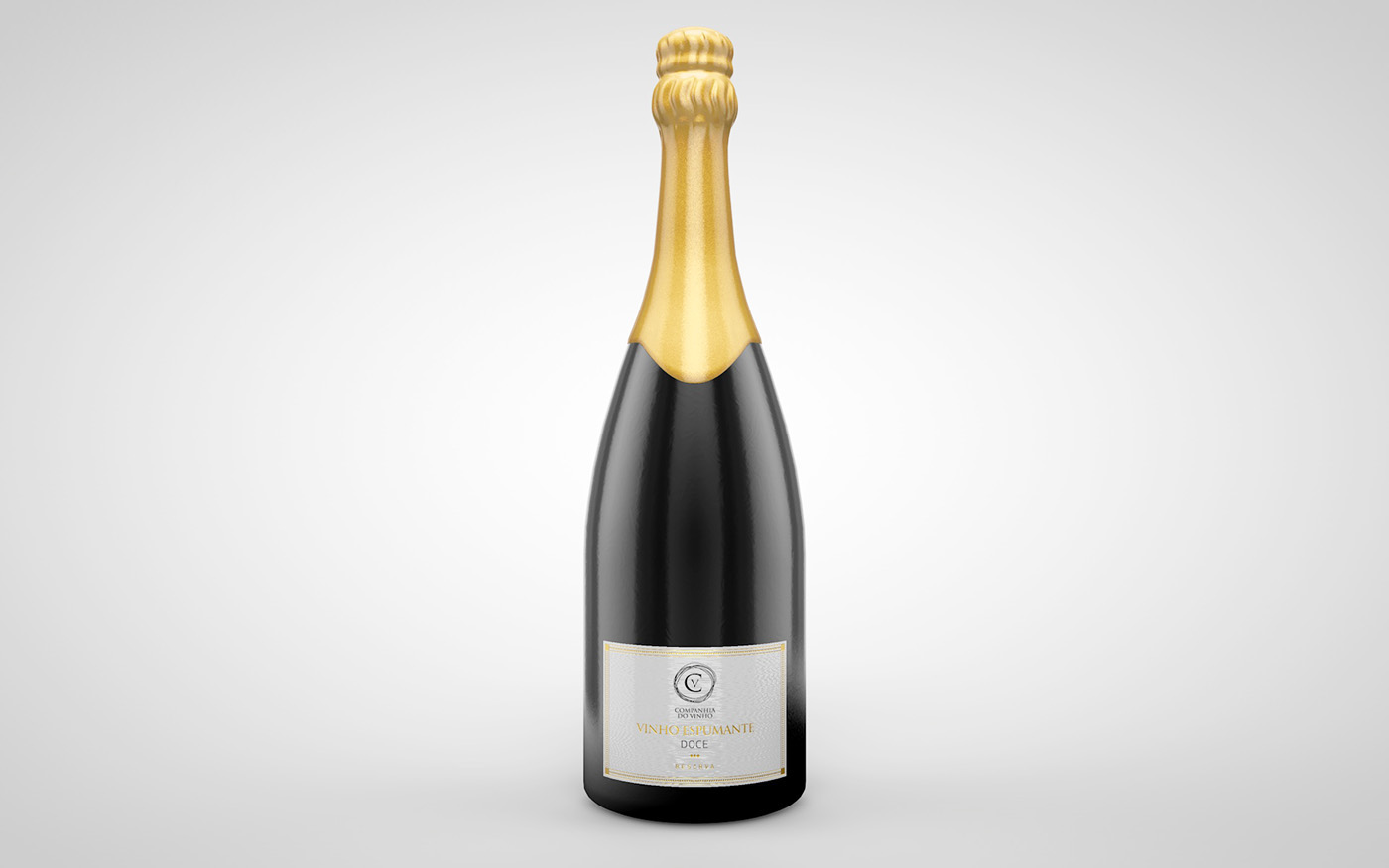 Packaging graphic design  visual identity brand labels wine Champagne 3D bottle wine