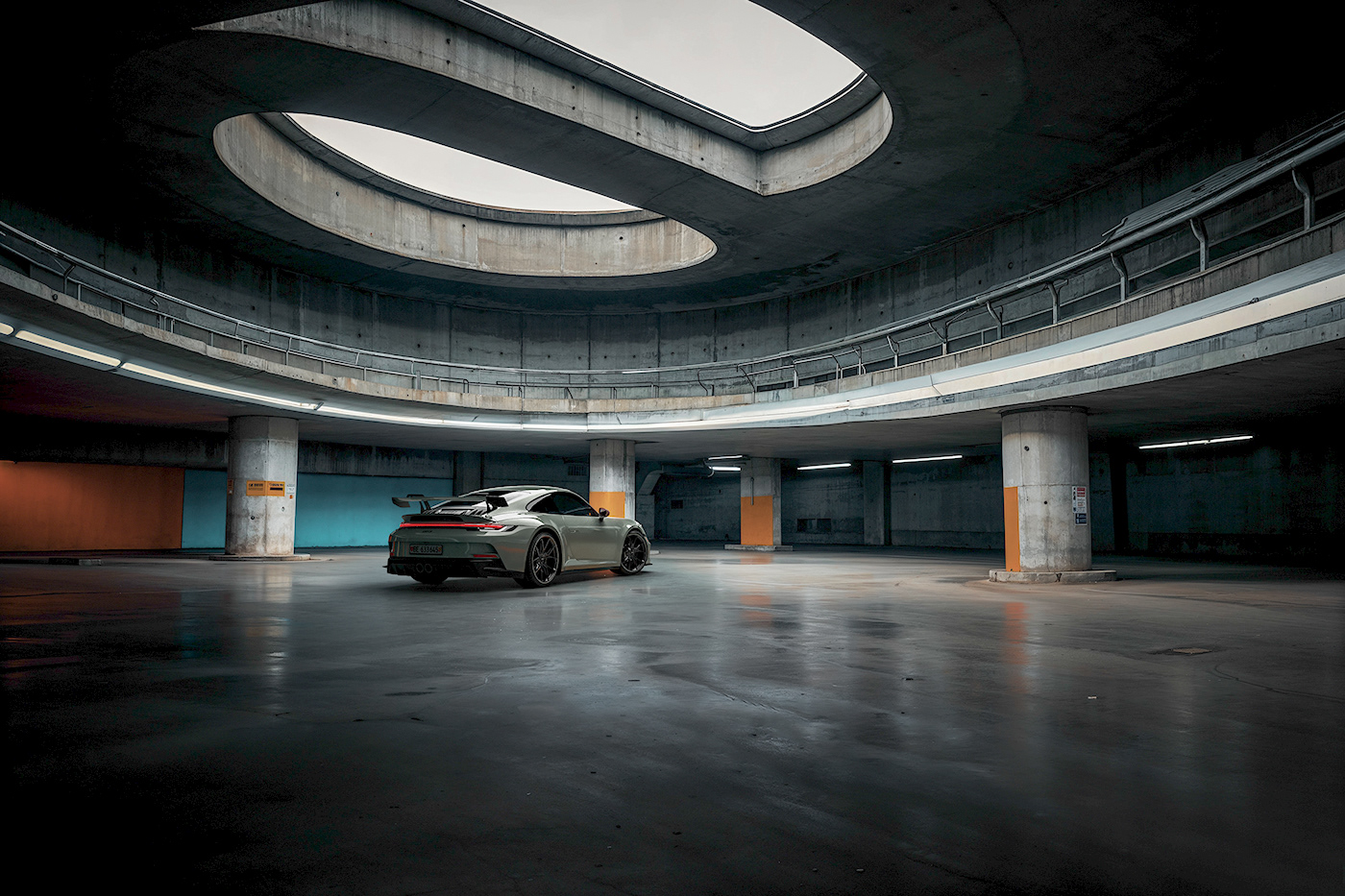 automotive   CGI 3D corona Render midjourney Porsche Racing ai