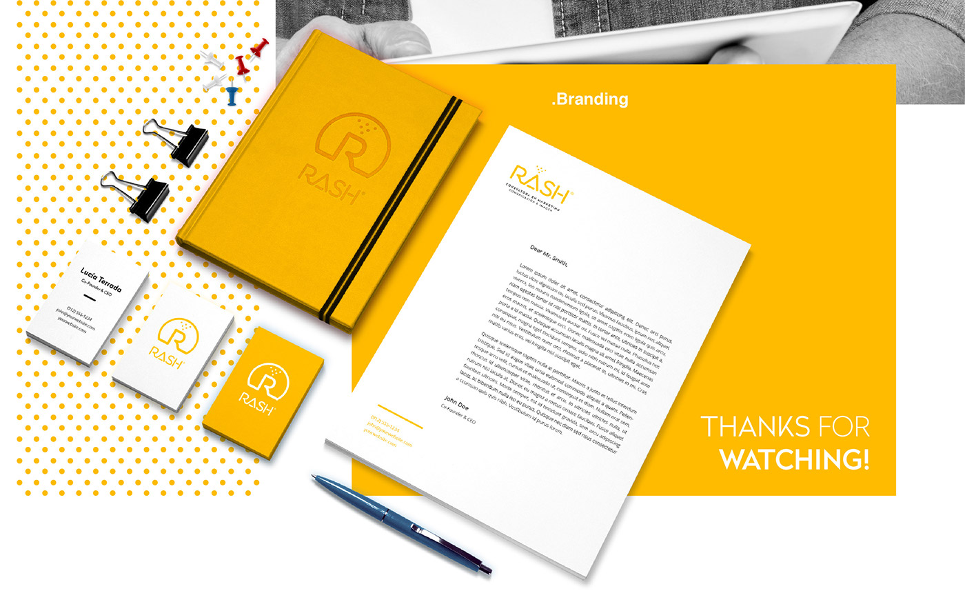 rash yellow brand mkt marketing   agency comunication design volcán
