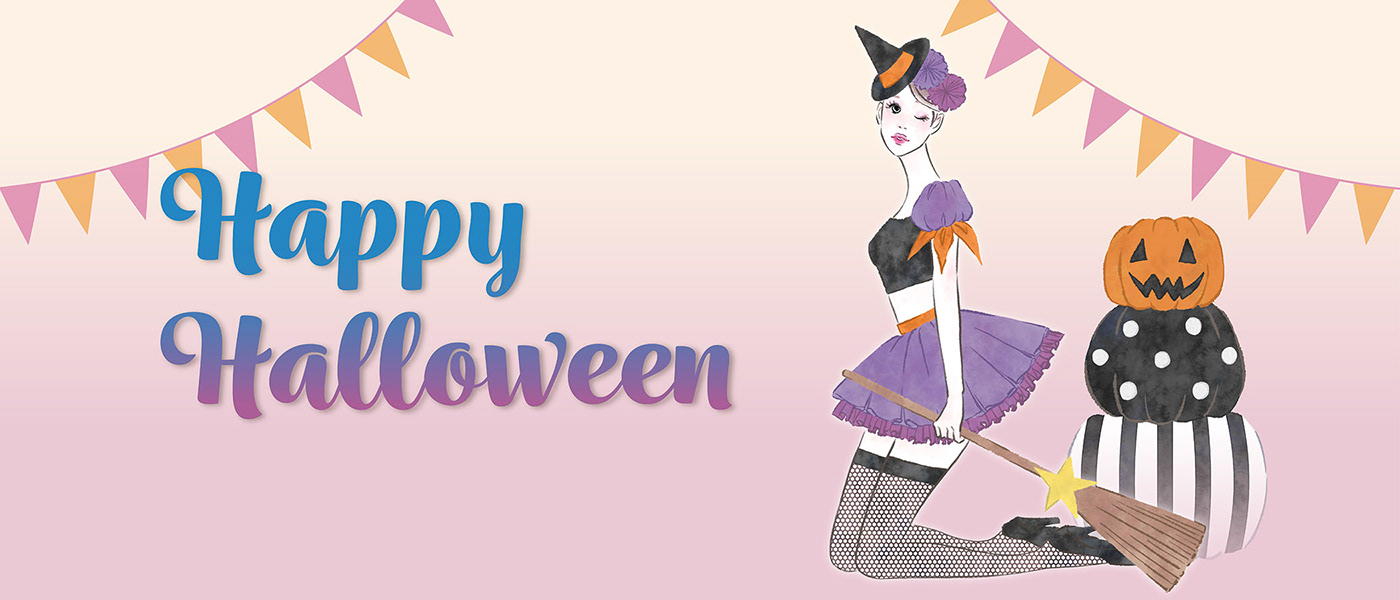 cartoon cute Digital Art  girl Halloween Happy Halloween ILLUSTRATION  kawaii