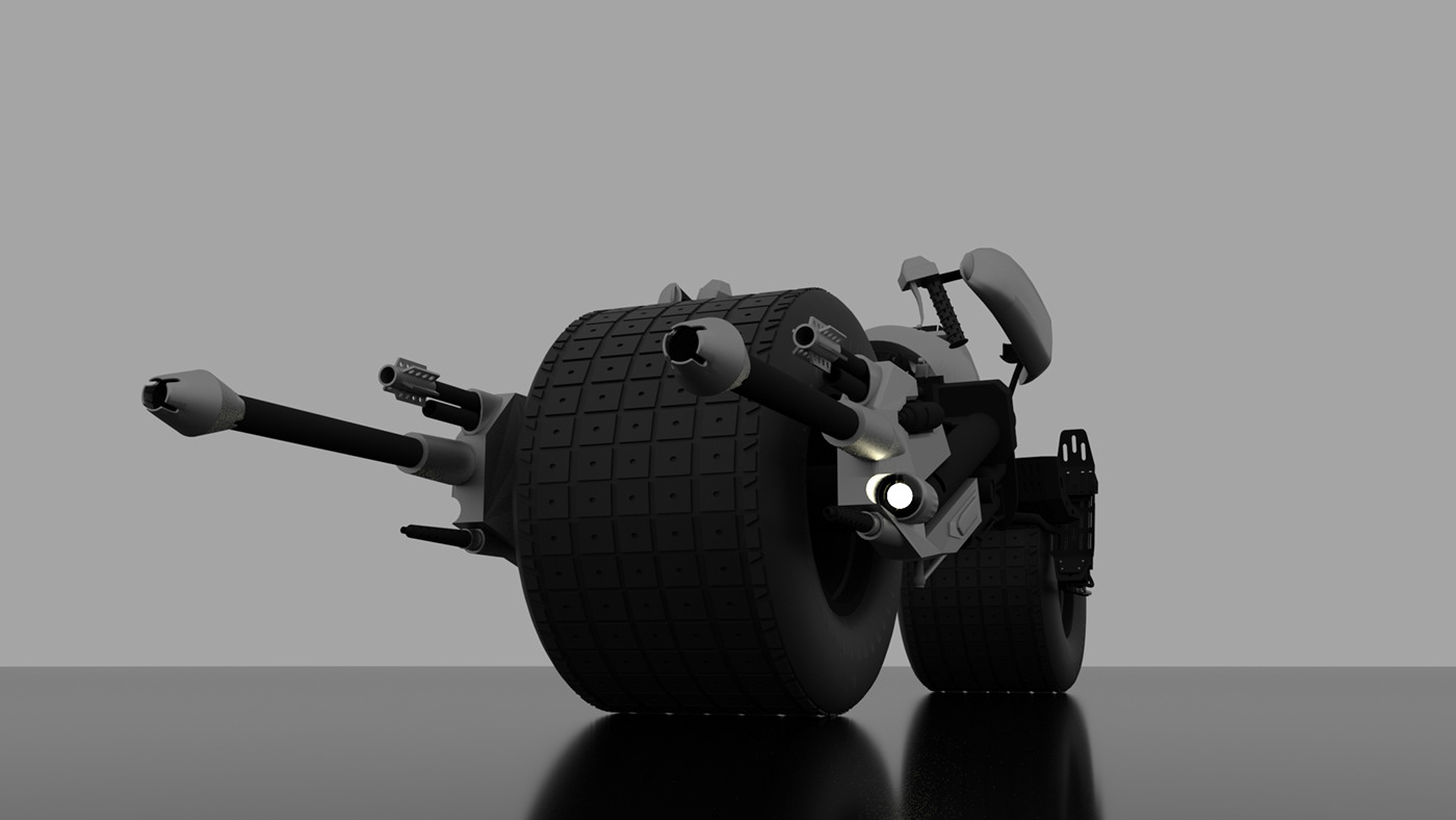 3D model 3D Rendering vfx 3D Vehicle Artist 3d artist sci-fi batman batpod superman ironman