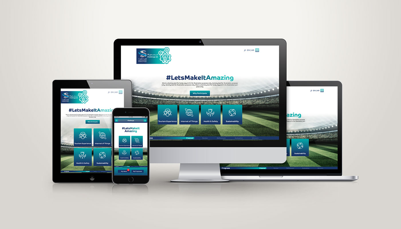 website redesign Web Design user experience user interface Challenge 22 Qatar