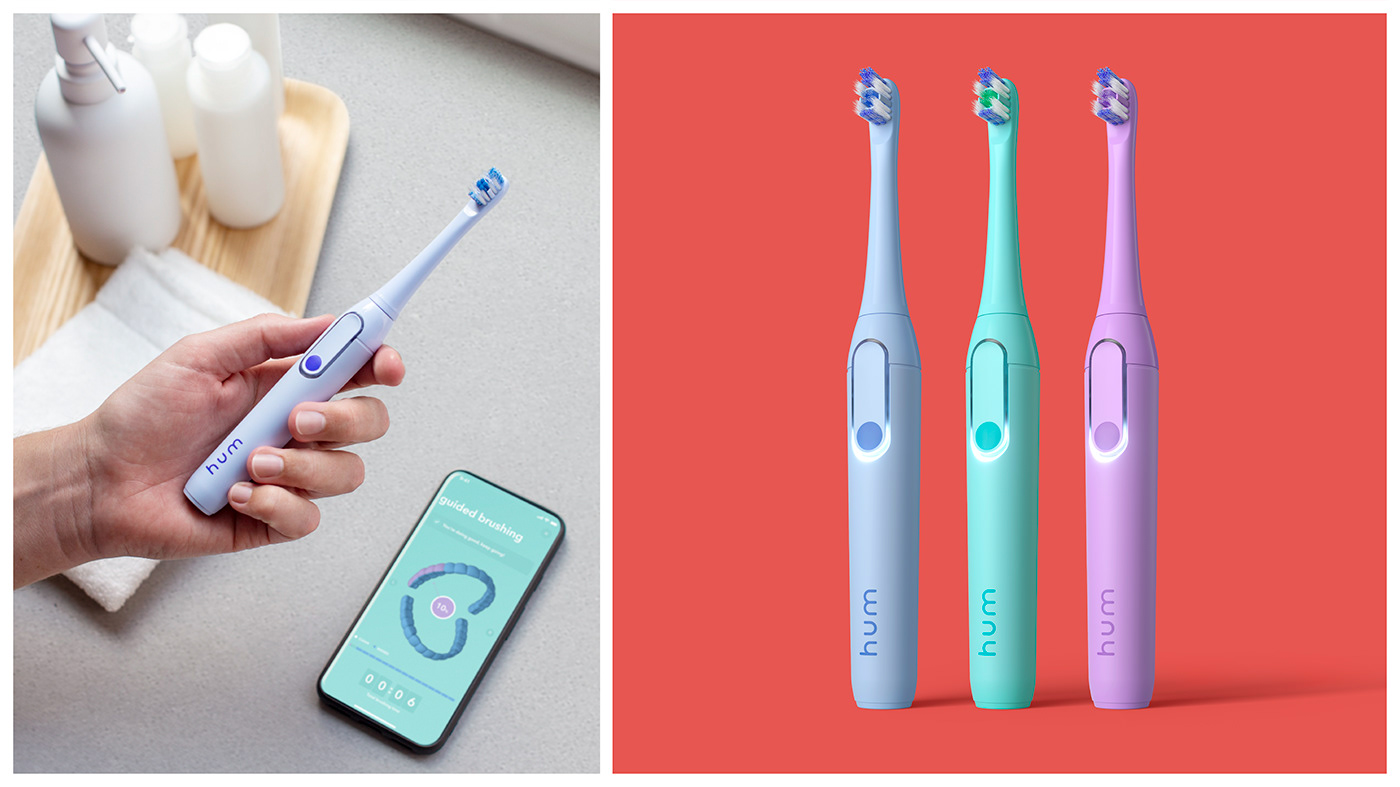 Brand Design brand strategy branding  colgate consumer electronics electric toothbrush hum Packaging personal care visual identity