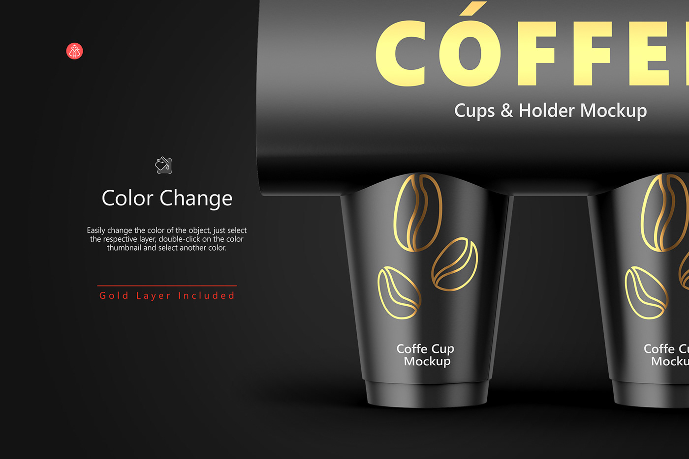 carrier Coffee coffee to go creative market cups design free holder mock up Mockup