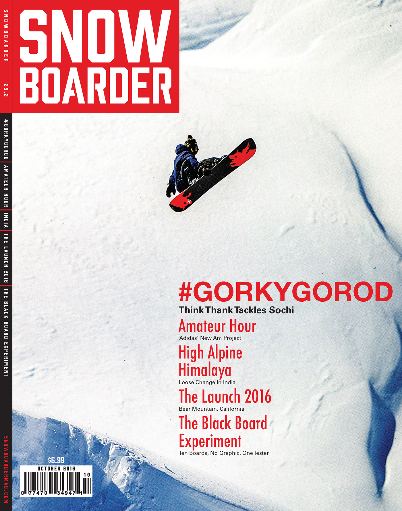 collateral By the way Analyst Snowboarder Magazine Redesign on Behance