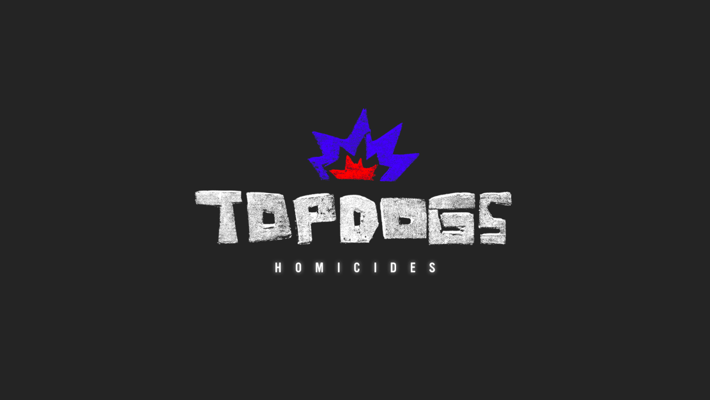 ILLUSTRATION  TOPDOGS generic identity webserie ArtDirection CreativeDirection police typography   colors