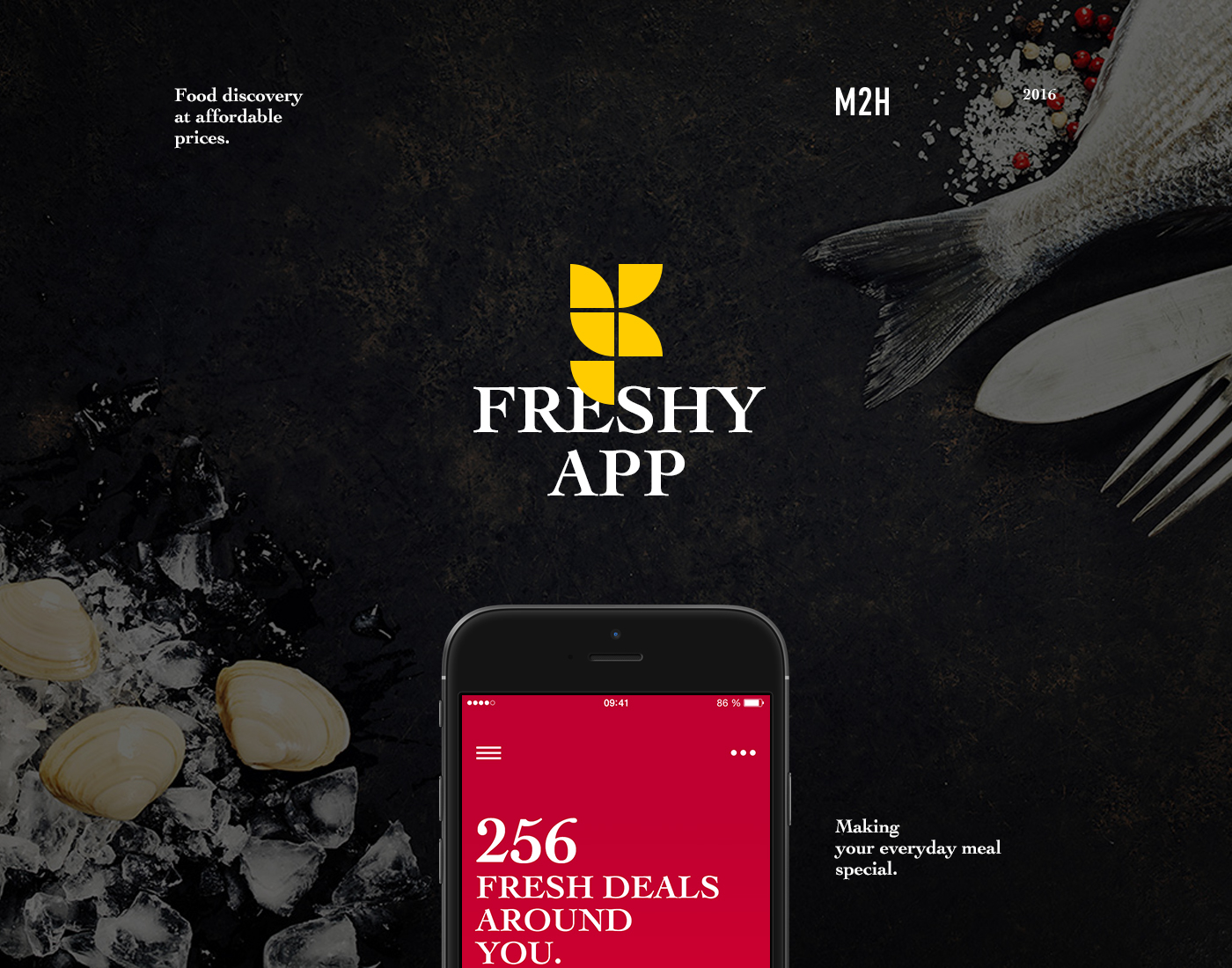 app promo apple principle Food  uiux fullscreen