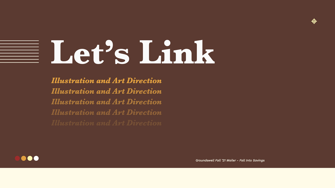 Let's Link: Illustration and art direction - title design