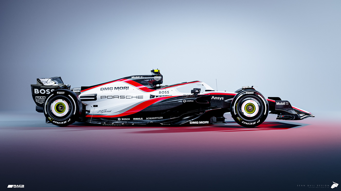 f1 Formula1 Motorsport Racing BMW CGI branding  visualisation redshift c4d
