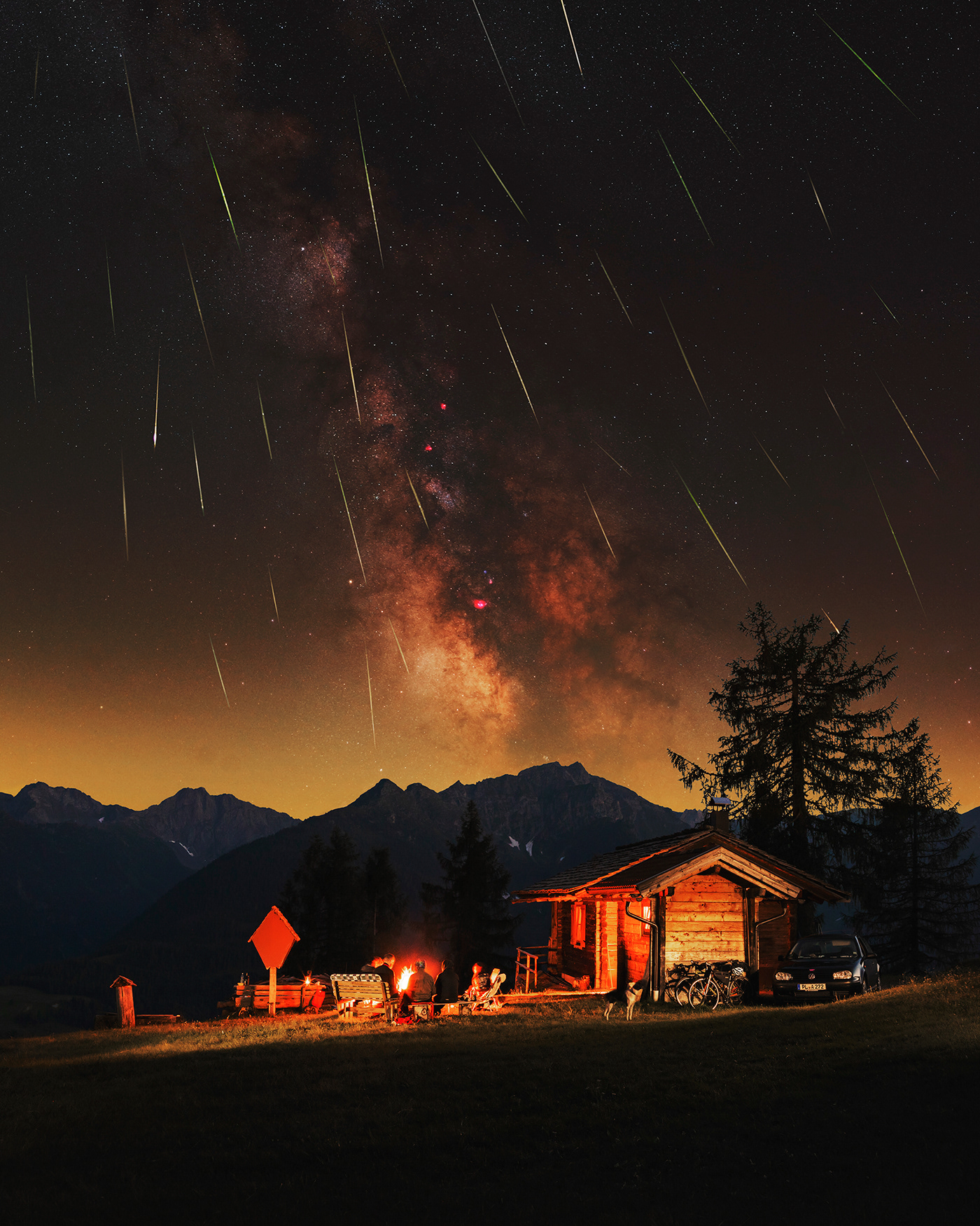 Perseid Meteor Shower 2021 / Dolomites, Austria