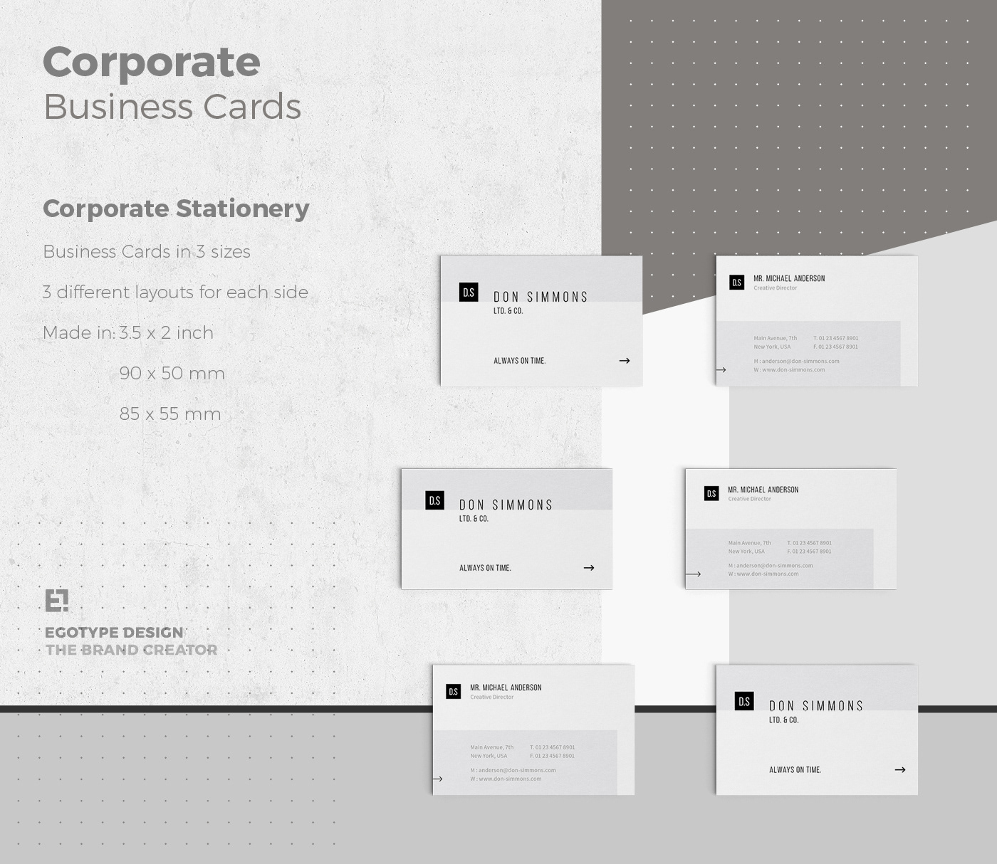 corporate Stationery design branding  identity letterhead Business Cards folder company templates