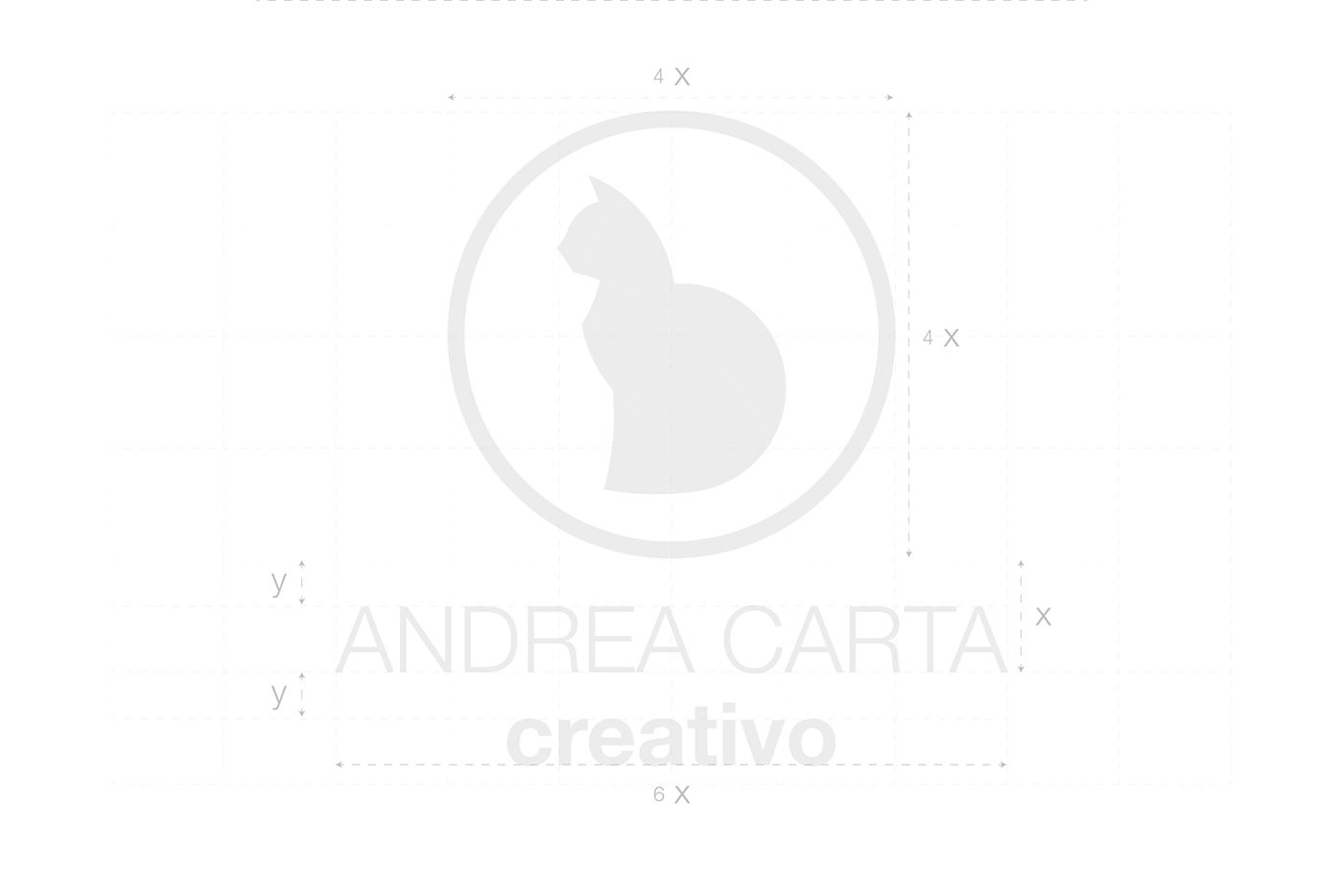 identity brand cats logo circles Technique passion animals helvetica branding 