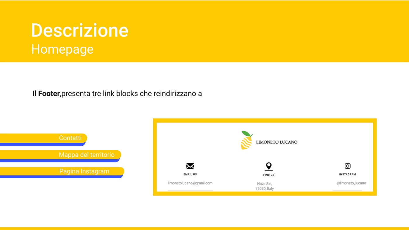 Webflow azienda agricola basilicata Italy matera Website UI/UX user interface limoneto lucano