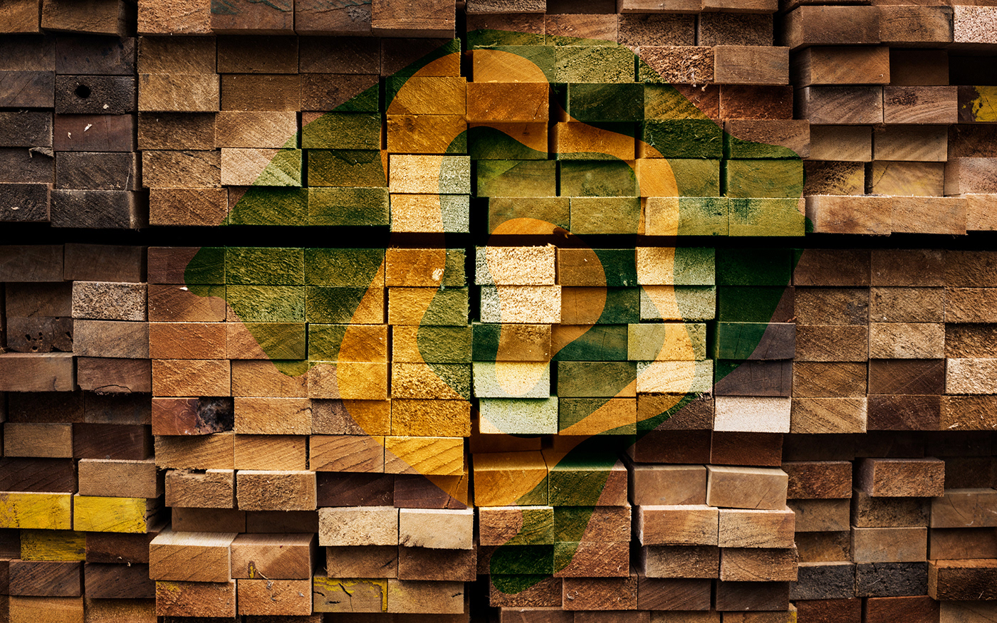 brand design designgrafico ID logo Logotype lumber symbol typography   wood