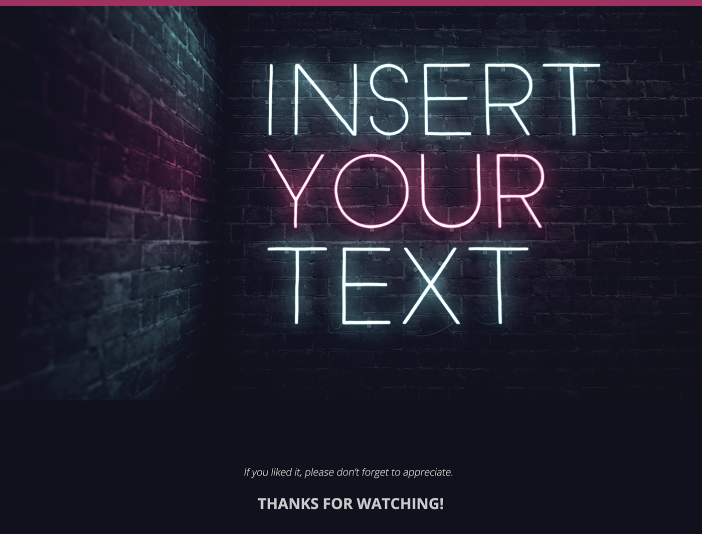 Neon Sign Free After Effects Template On Behance