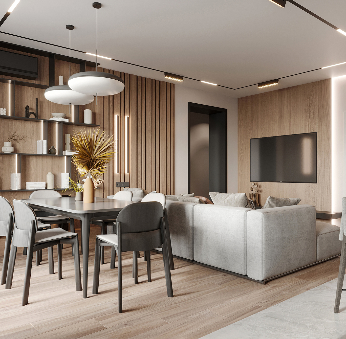 architecture interior design  Interior 3ds max Kyiv corona render  visualization modern Render