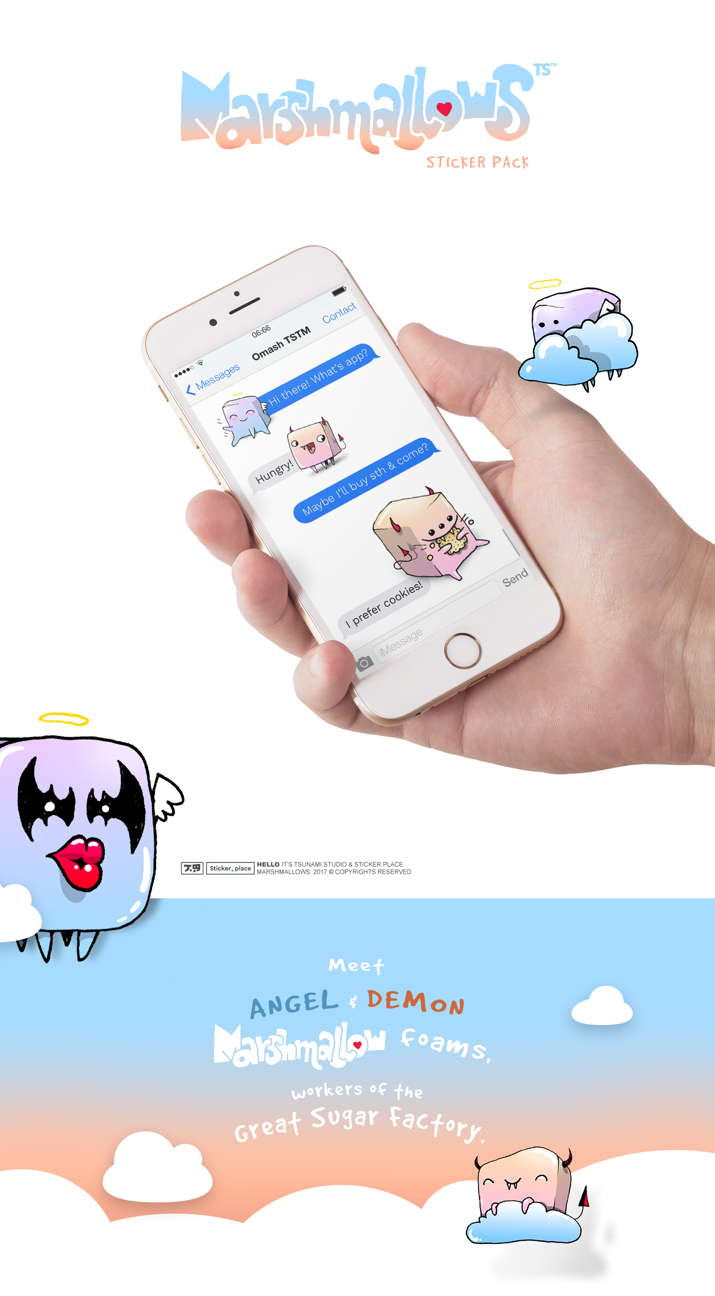 tstm tsunami ILLUSTRATION  emoti emoticons emotions graphic design  app
