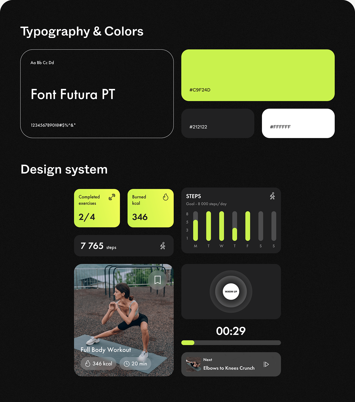 app design Figma fitness Health interaction ios mobile Mobile app UI/UX Interface
