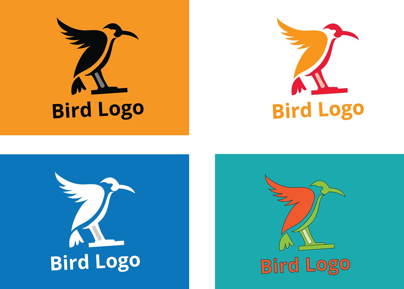 ai bird bird logo clean creative design logo modern professional simple