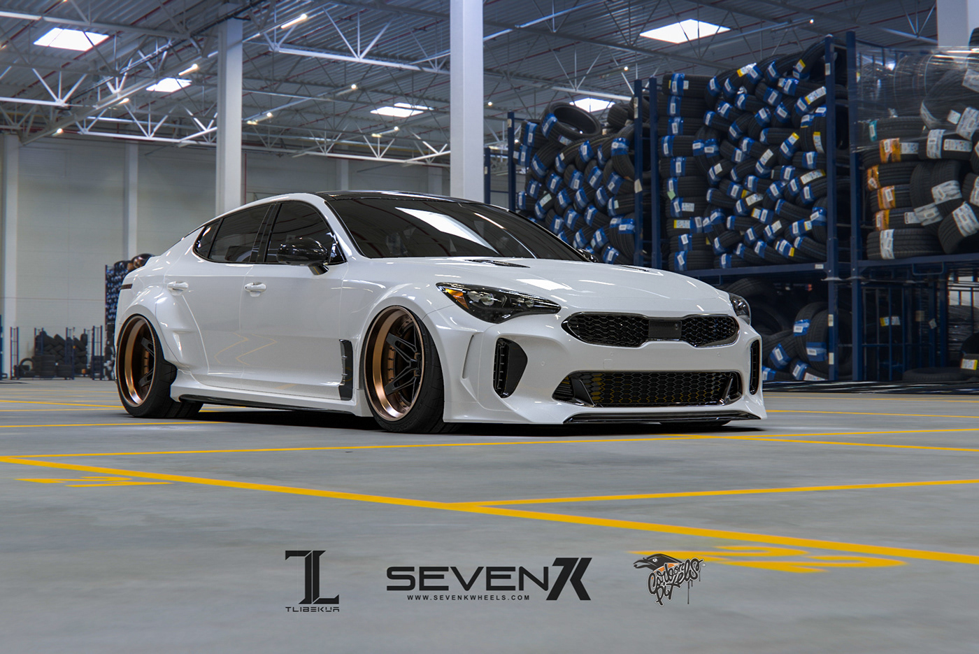 12 Kia Stinger Wide Body Kit Kalenaestelle