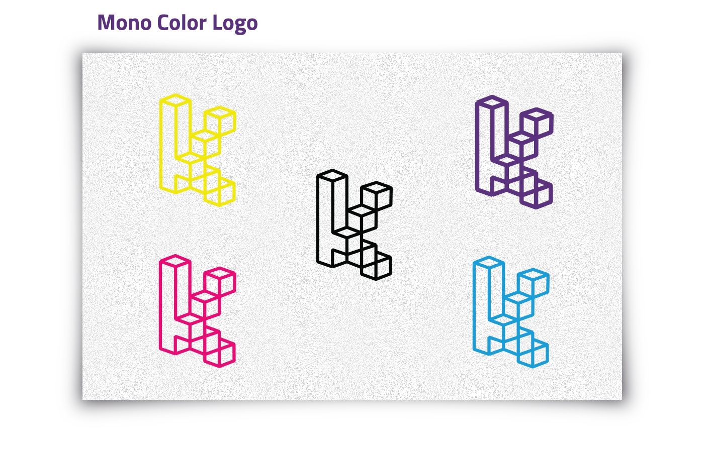 brand strategy visual identity branding  Digital Marketing company logo Isometric brand identity