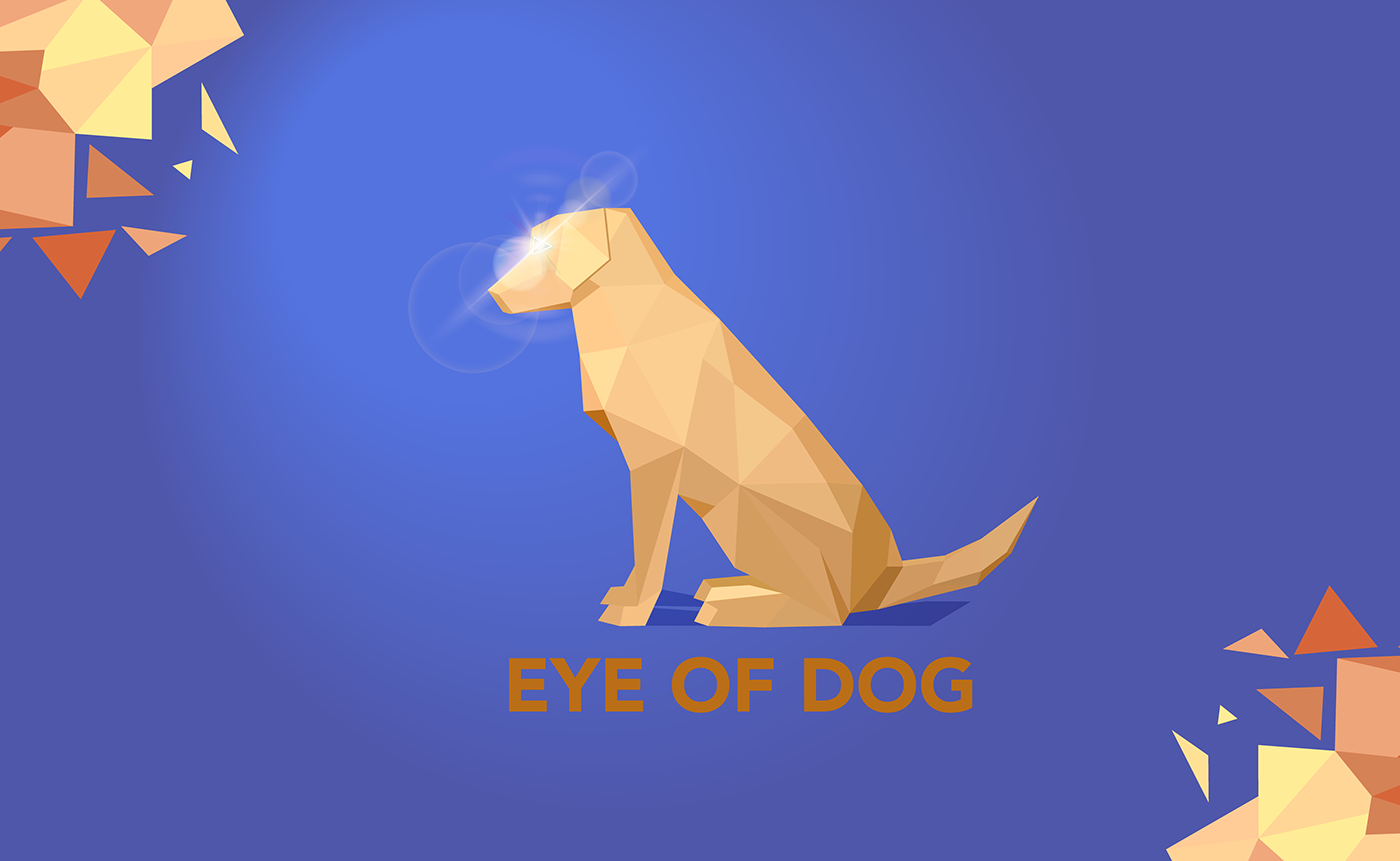 animal brand identity design dog logo Logo Design Pet polygon polygonal logo vector