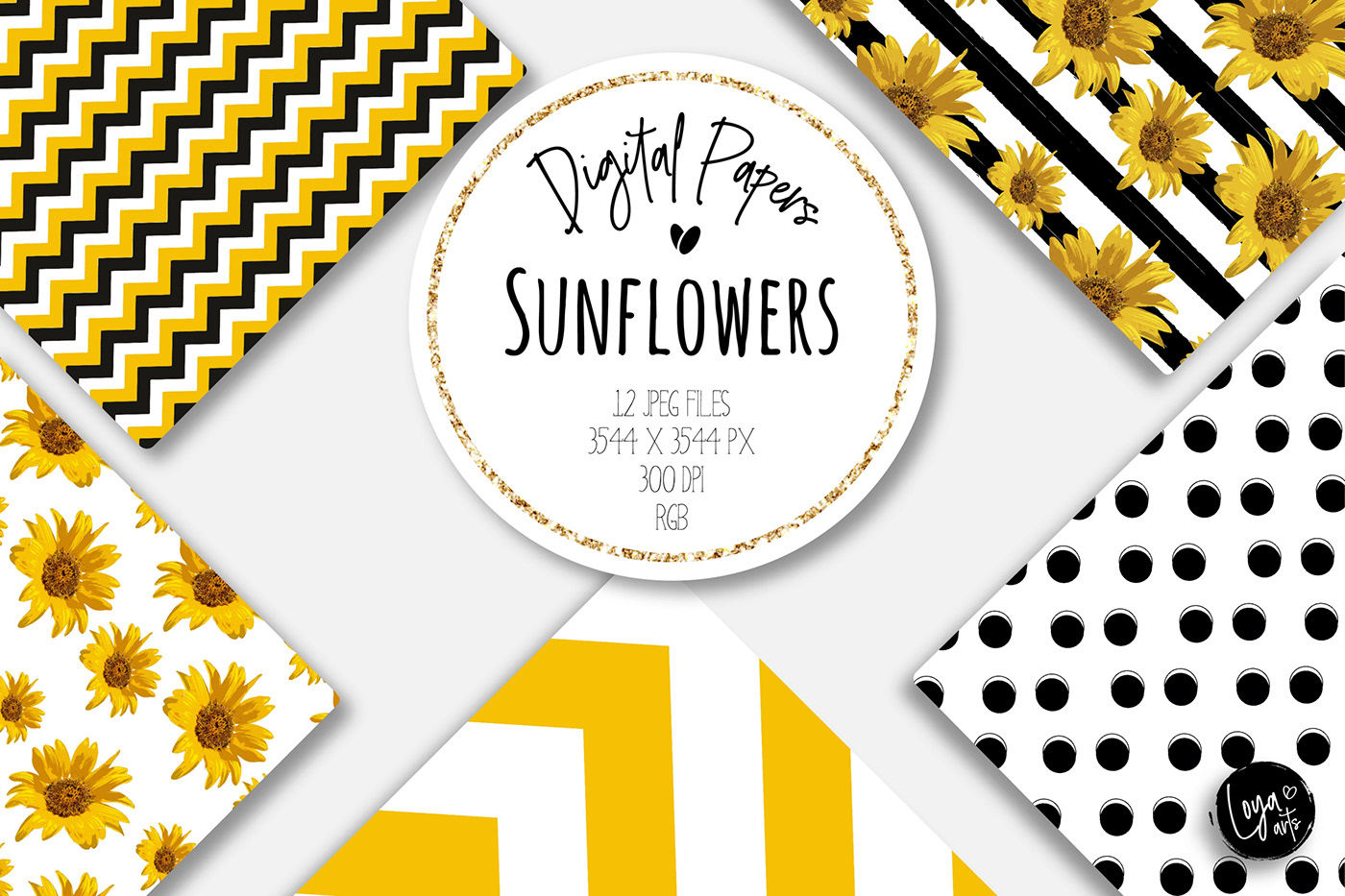 backgrounds design digital digital papers graphics jpg papers printable sunfower Surfaces