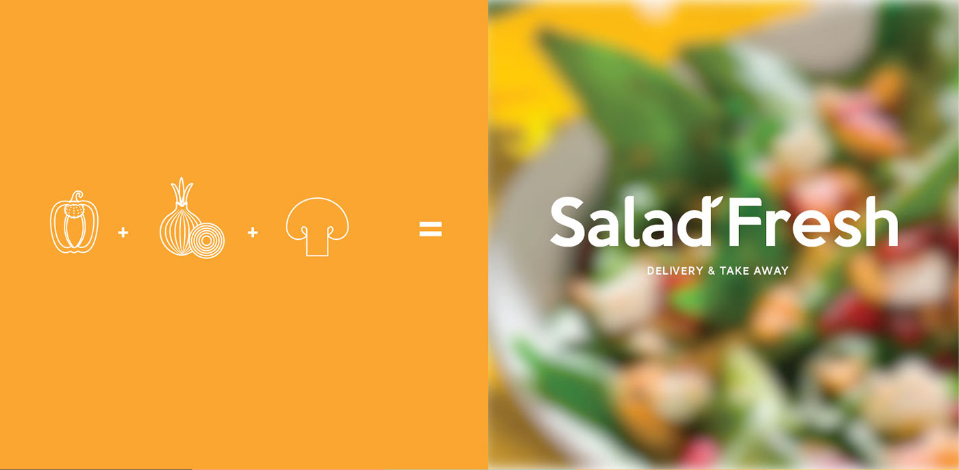 logo logodesign Logotype salad fresh vegetables brand Brand Design