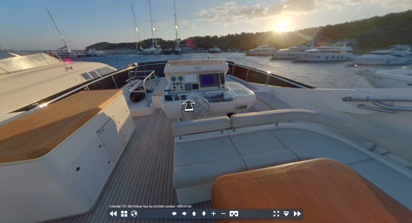 360 VR Motor Yacht virtual tour