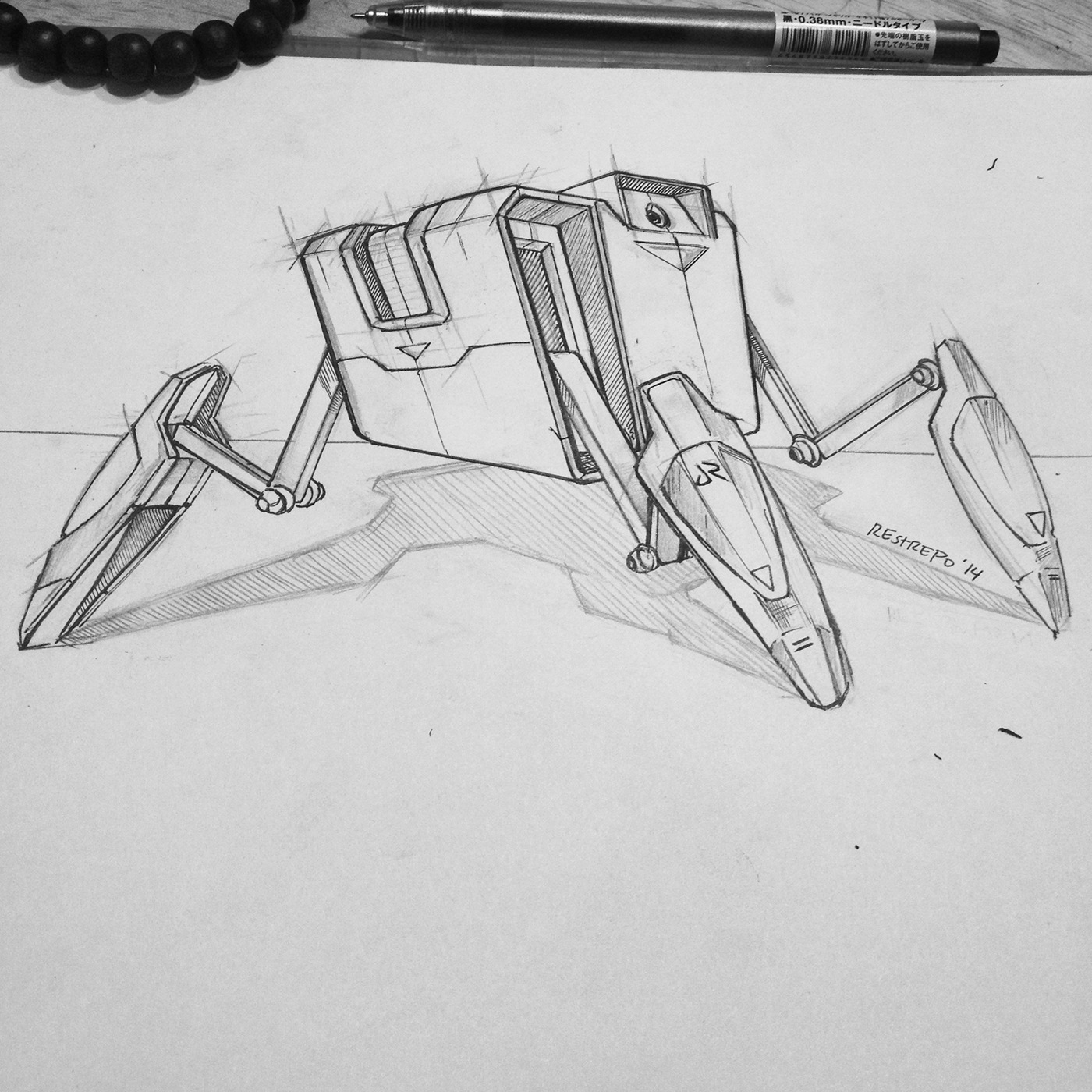  sketches  design  character restrepo sketch desgn product concept sketchbook industrial robot Character modern Sketchboook
