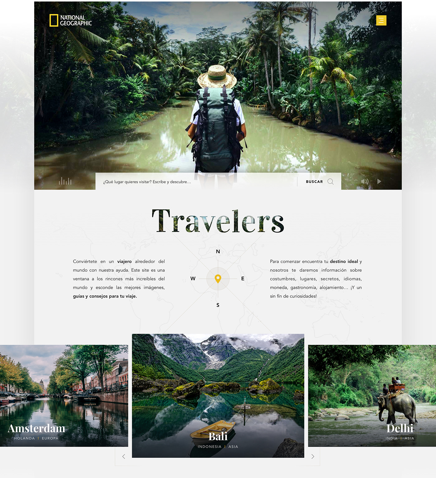 Case Study national geographic Travel animation  Figma full site Photography  Responsive traveler user experience
