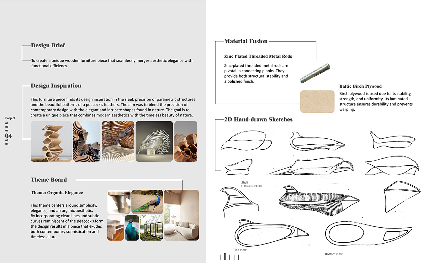 furniture design  sketching 3D Modelling aesthetic Prototyping design research and development