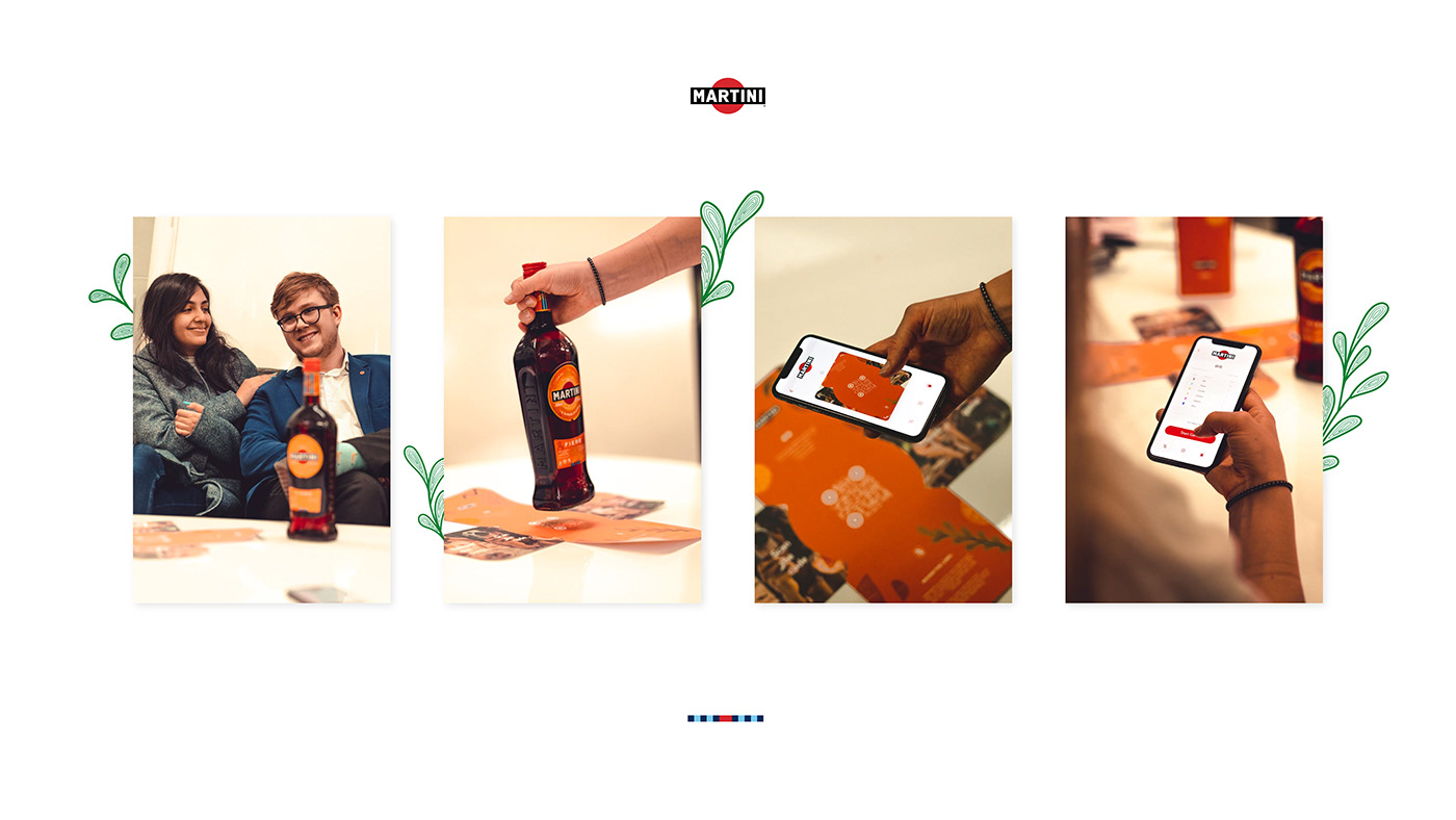 Appdesign campaign graphic design  ILLUSTRATION  Martini Packaging