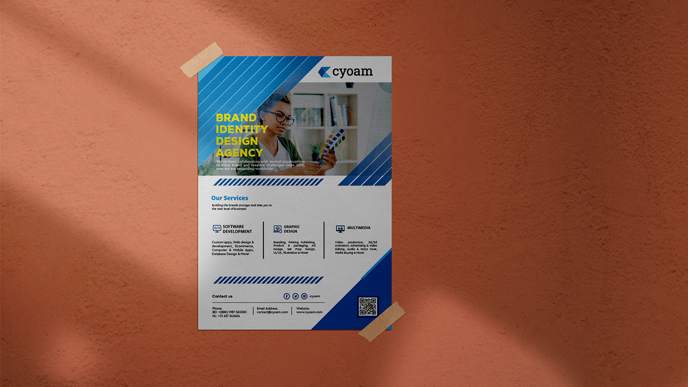 arts and design design graphic design  graphics AI Design Cyoam flyer Flyer Design free mockup  Protap