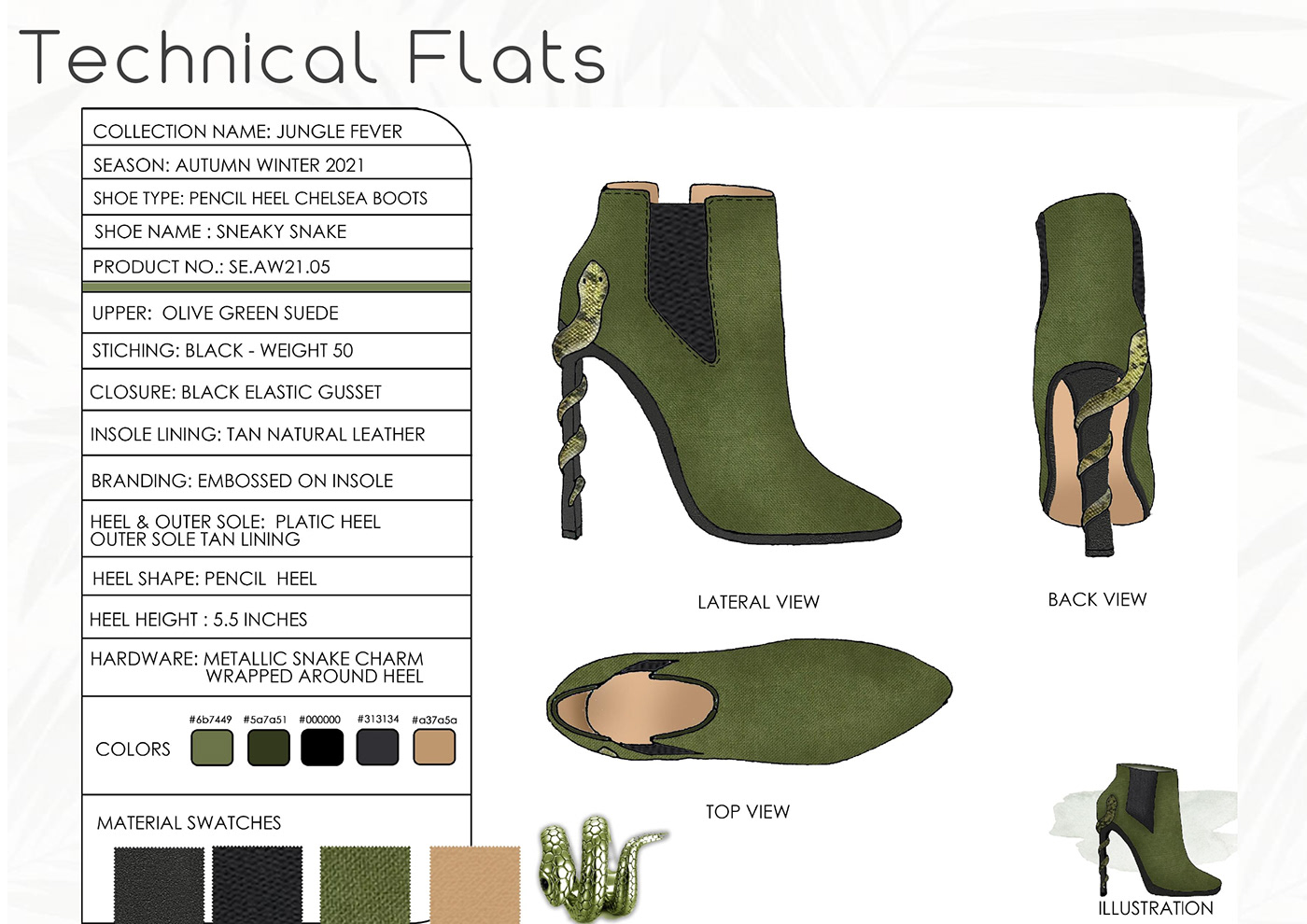 ankle boots Fashion  footwear design jungle shoe design