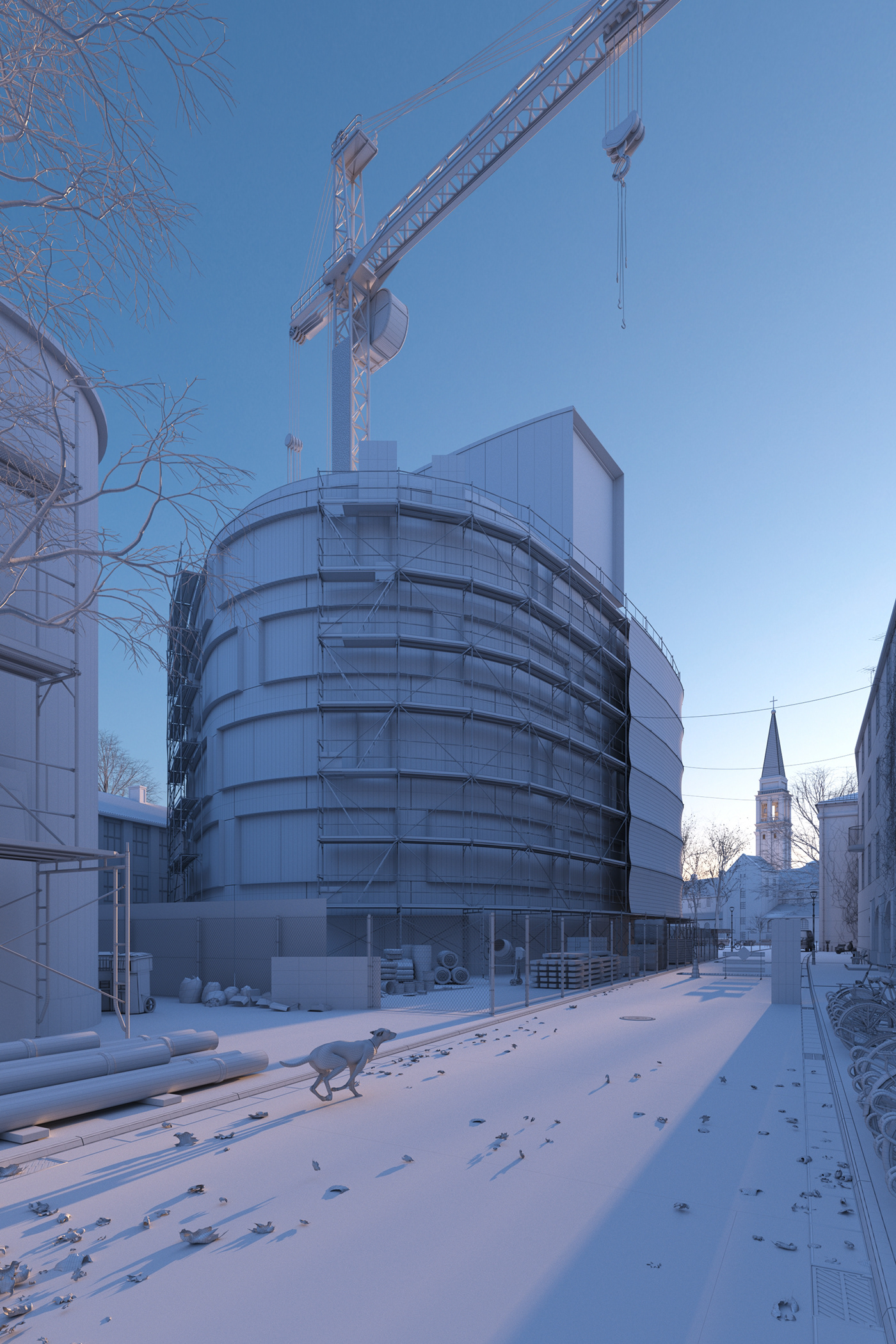 TMRW Challenge 2018 architecture visualization Stockholm winner Sweden construction autumn concept tomorrow