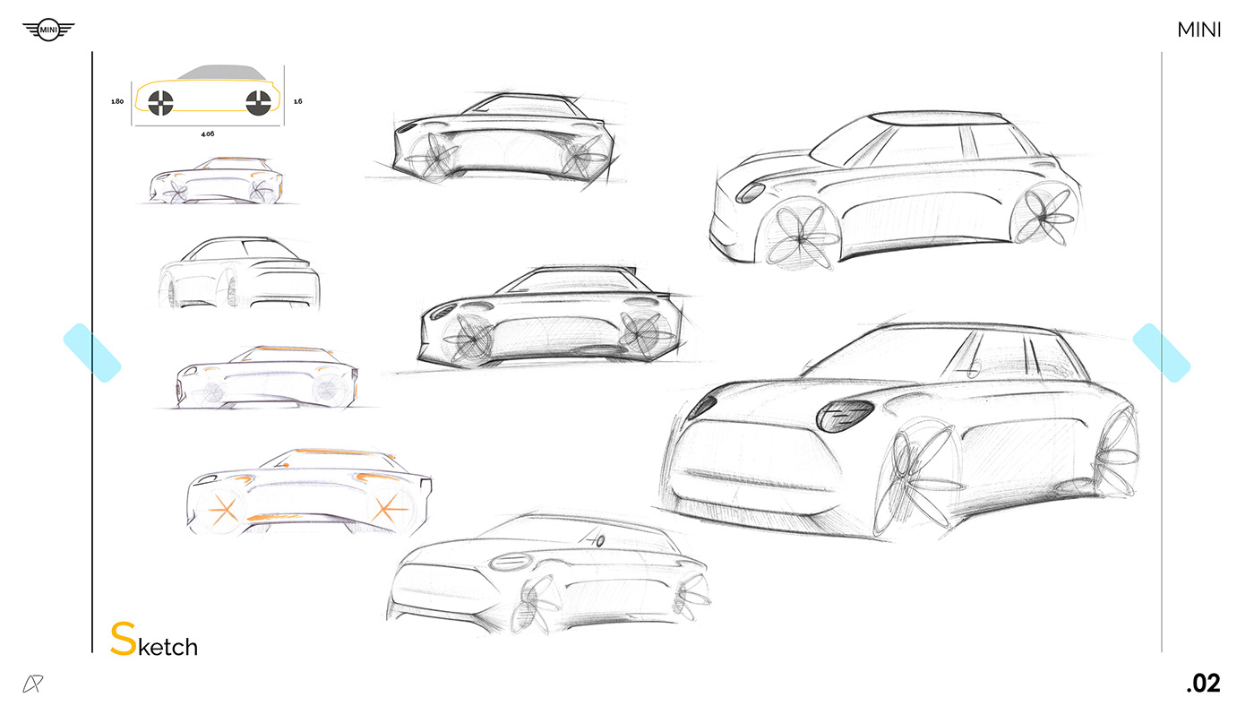 automotive   car design sketch 3d modeling blender visualization photoshop cmf material color