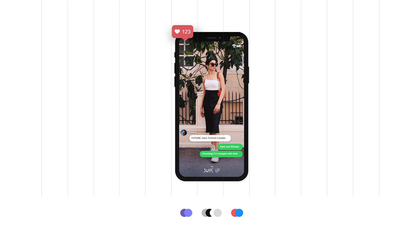 Chat UX design web app concept tool