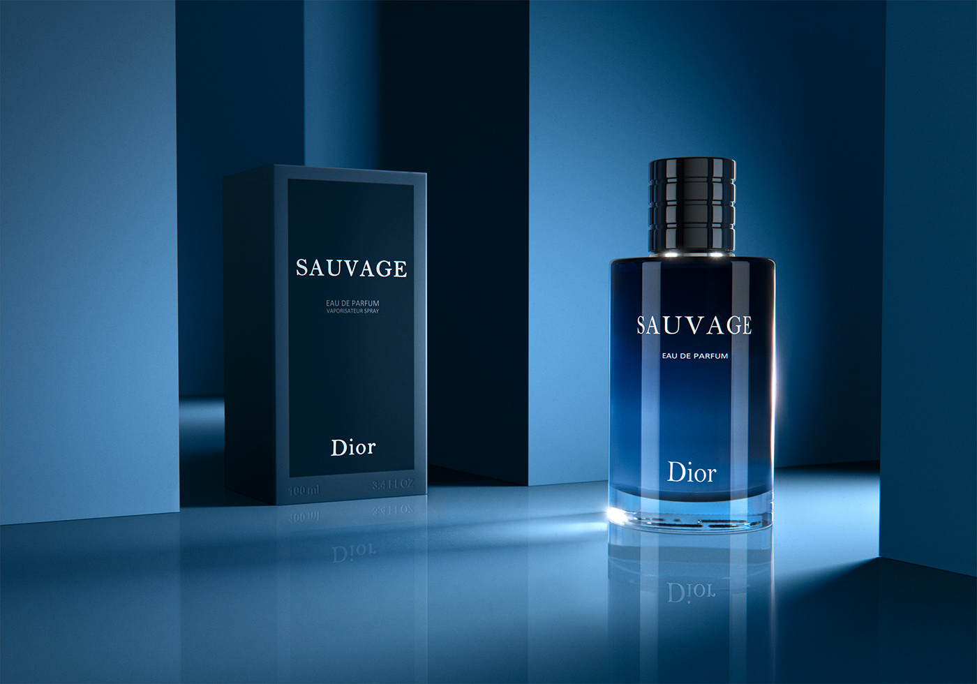 3D beauty CGI Dior Fragrance luxury Packaging perfume product design  retouch