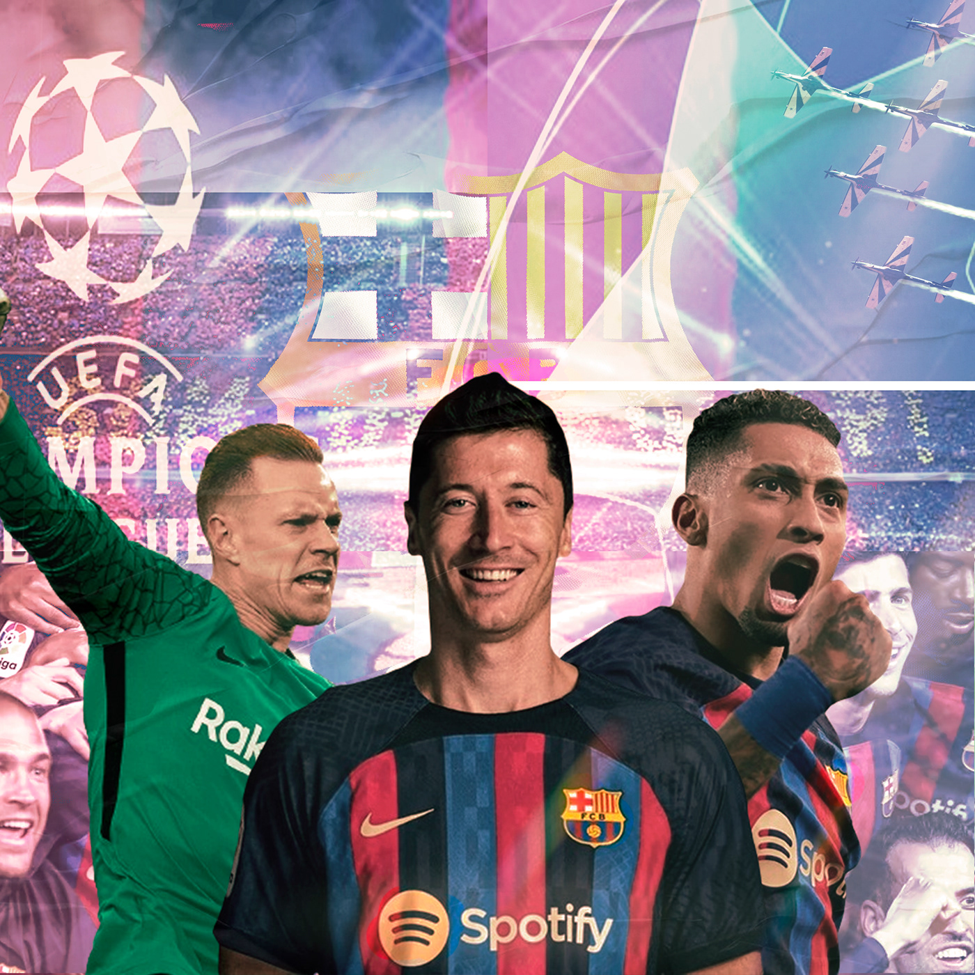 futebol soccer realmadrid barcelona manchester football champions league sports Sports Design Social media post
