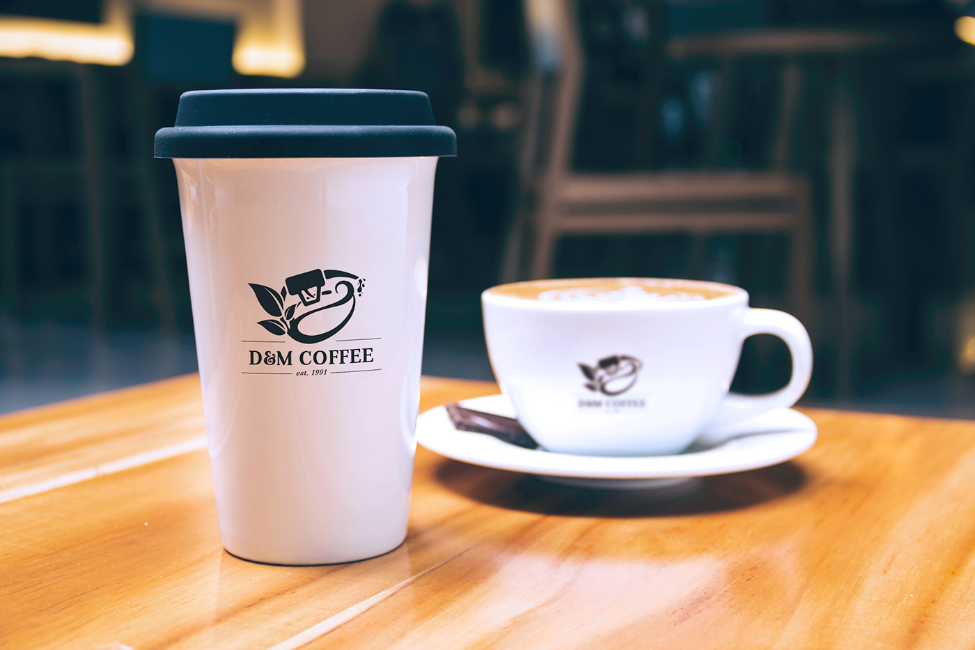 D&M Coffee Coffee cafe fresh rebranding
