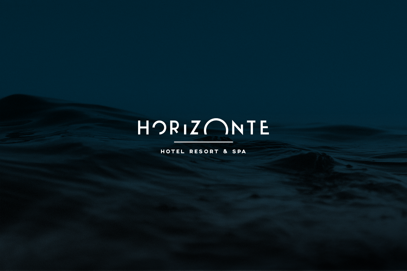 horizonte hotel resort Spa Azores branding  creative graphic design  logo sea