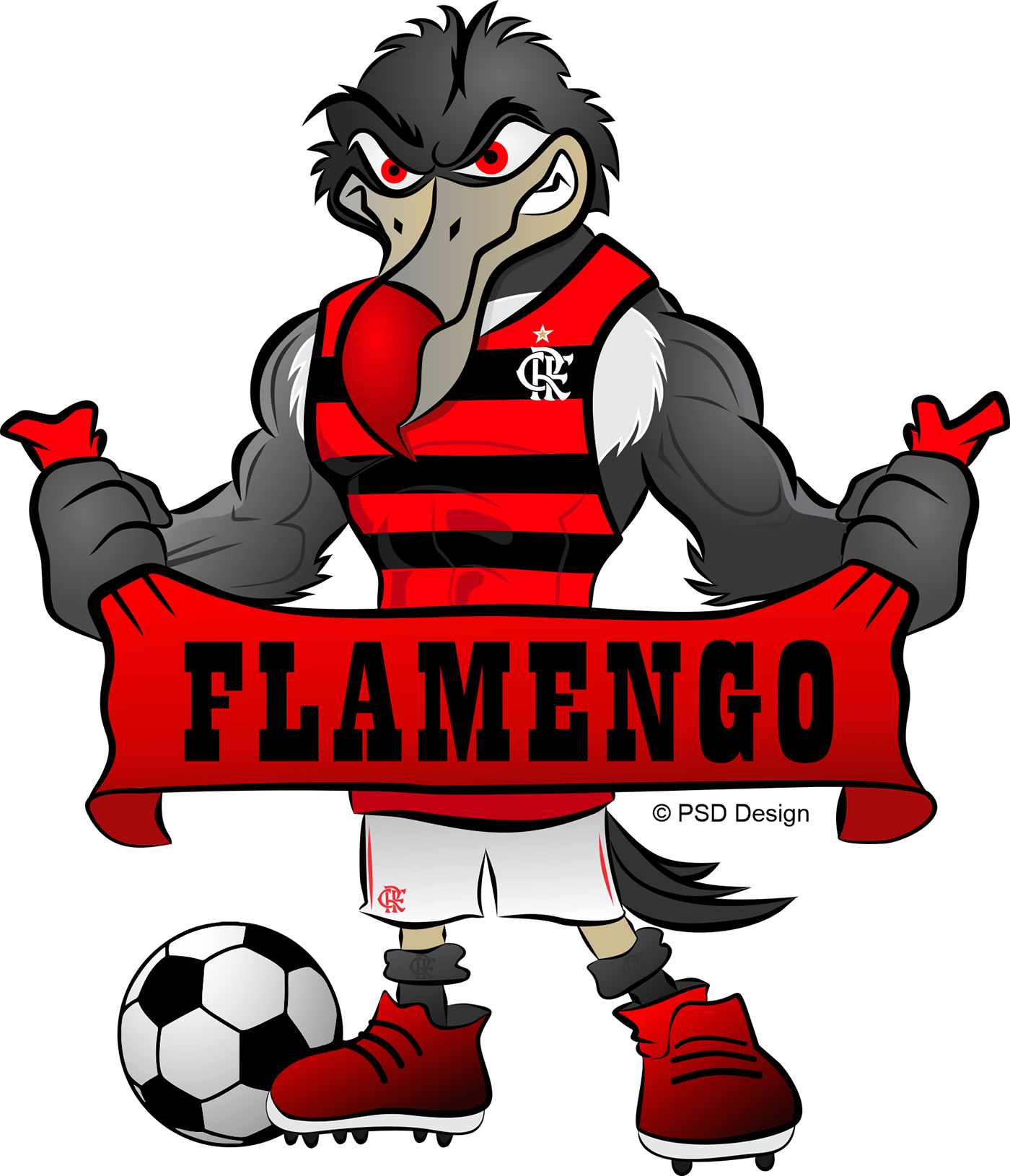 flamengo mascote Mengo urubu rei