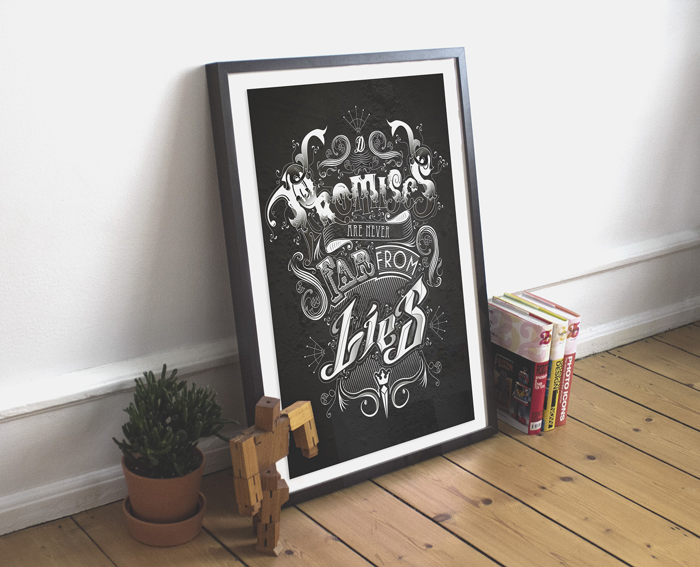 poster type lettering inspire photoshopmix promises Quotes
