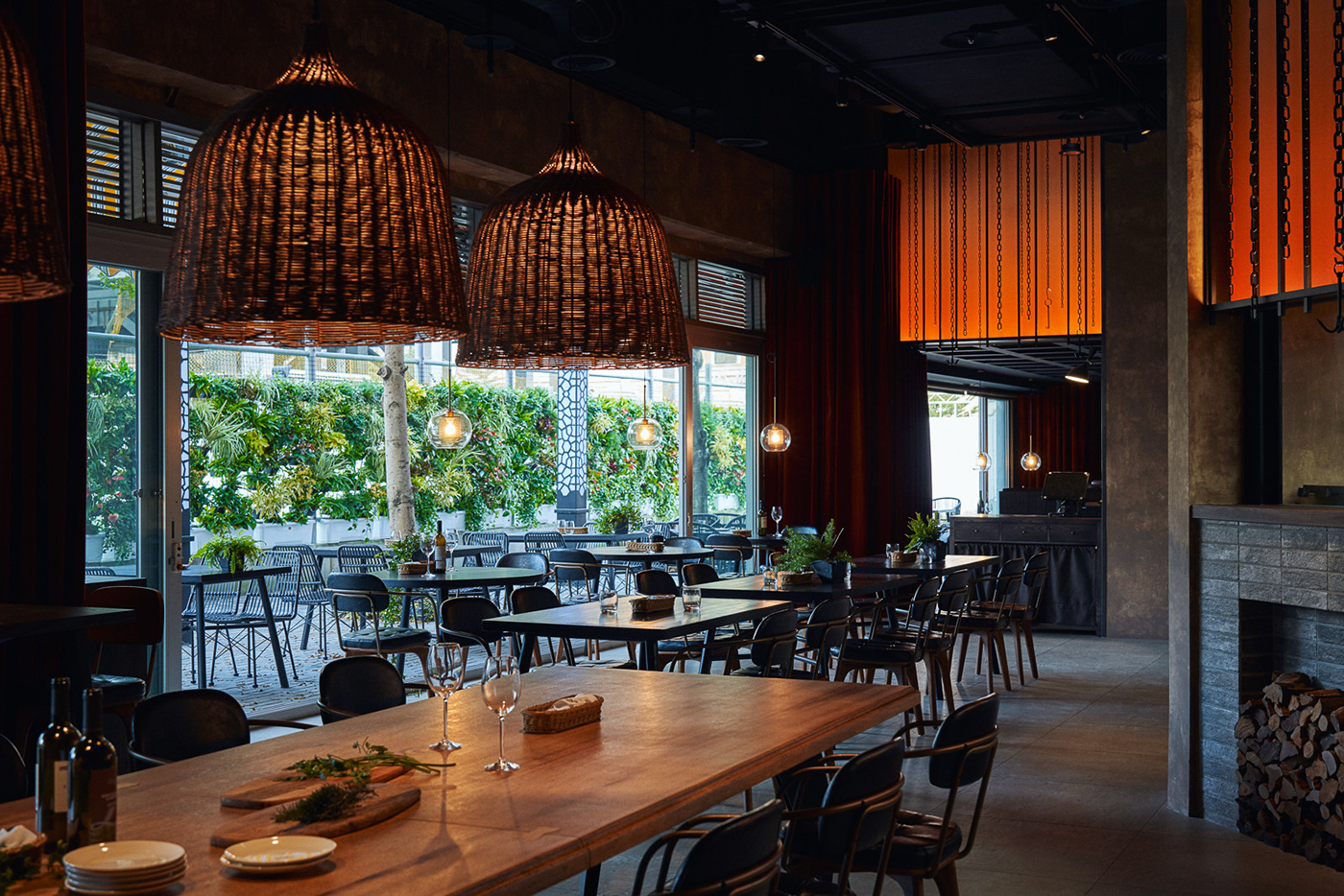 HAO interiordesign restaurant taipei taiwan bbqhouse mediterranean Steakhouse