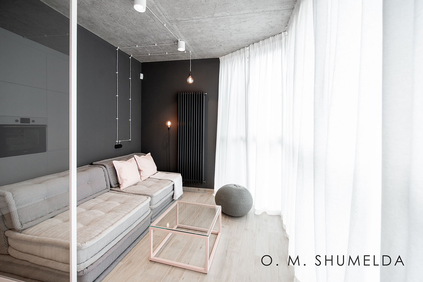 design minimal pink flat for rent apartment top ArchDaily Interior realization oksanashumelda