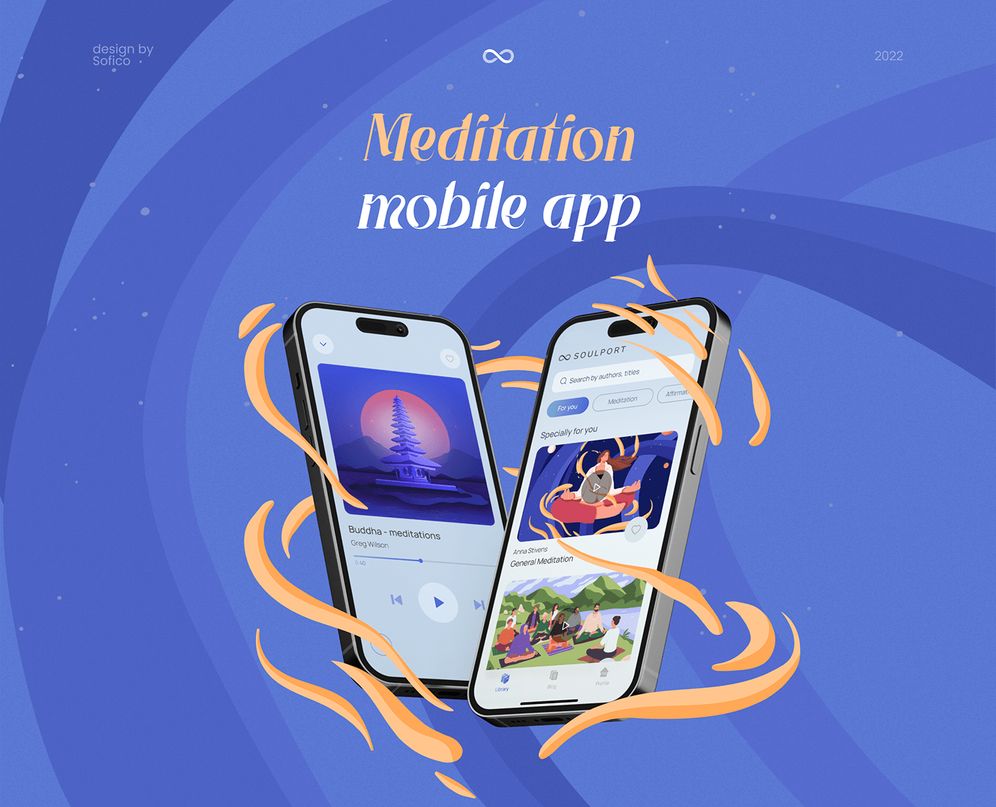 affirmations made in Ukraine meditation Meditation App meditation mobile app mental health Mental Health App mobile app design Mobile Application yoga app